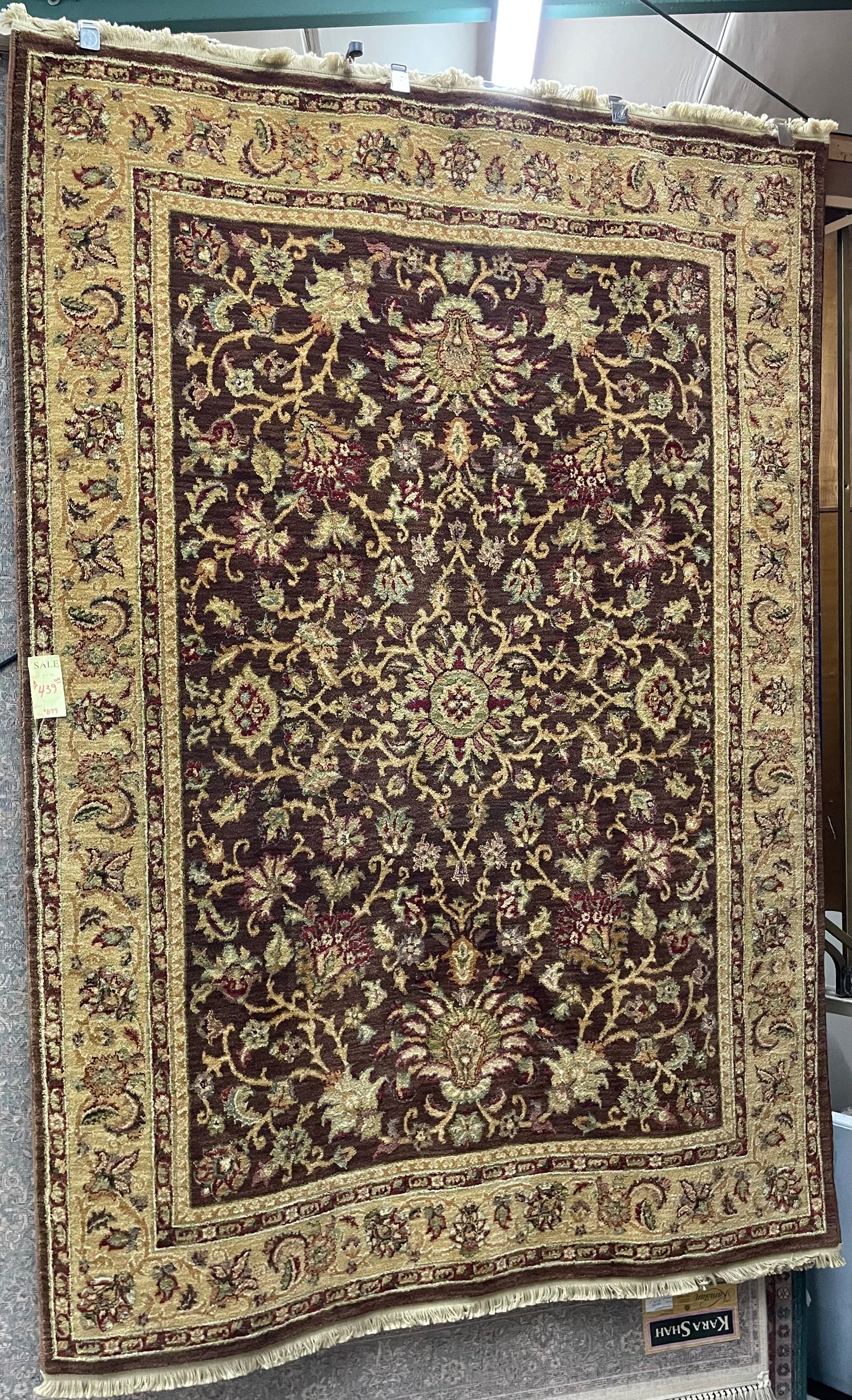 Shaw Kathy Ireland Home Royal Countryside Washington Brown - 5'5" X 8'0" Rectangular Nylon Traditional Area Rug