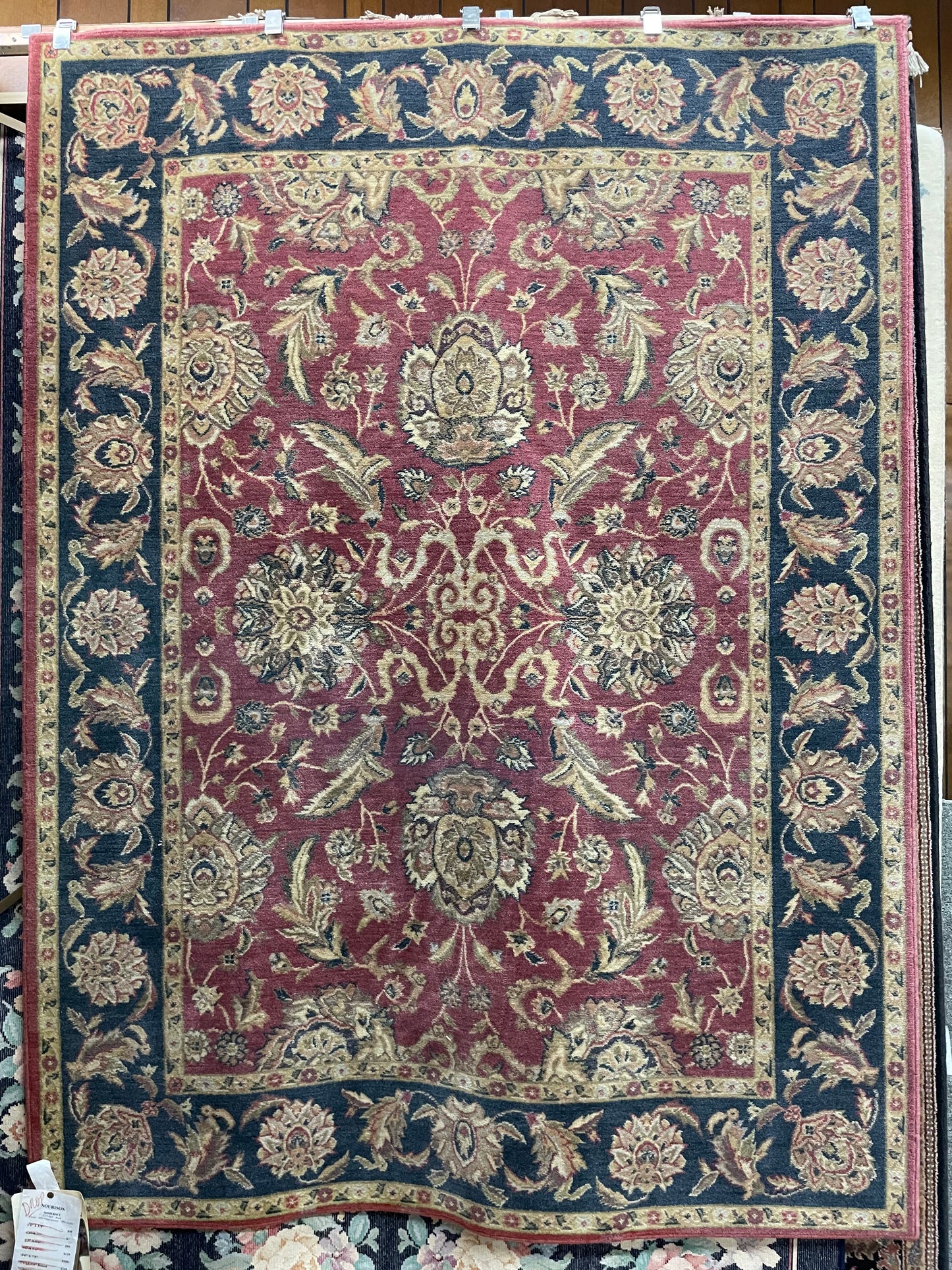 Nourison Somerset Brick - 5'6" X 7'5" Rectangular Polypropylene Oriental Area Rug