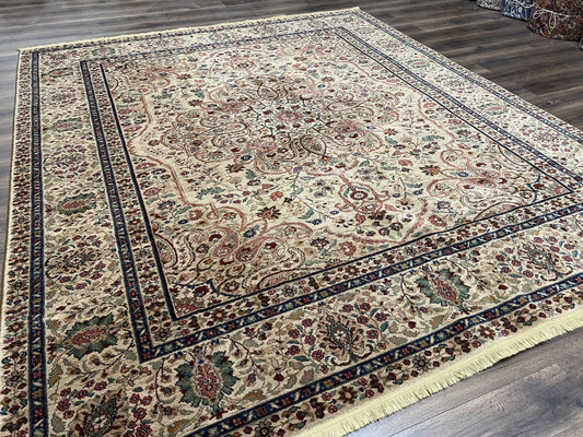 Karastan Samovar Tabriz Medallion - 5'9" X 9'0" Rectangular Wool Oriental Brown Rug