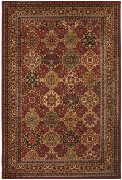 American Rug Craftsmen Georgetown Sir Charles - 5'3" X 7'10" Rectangular Polypropylene Oriental Red Area Rug