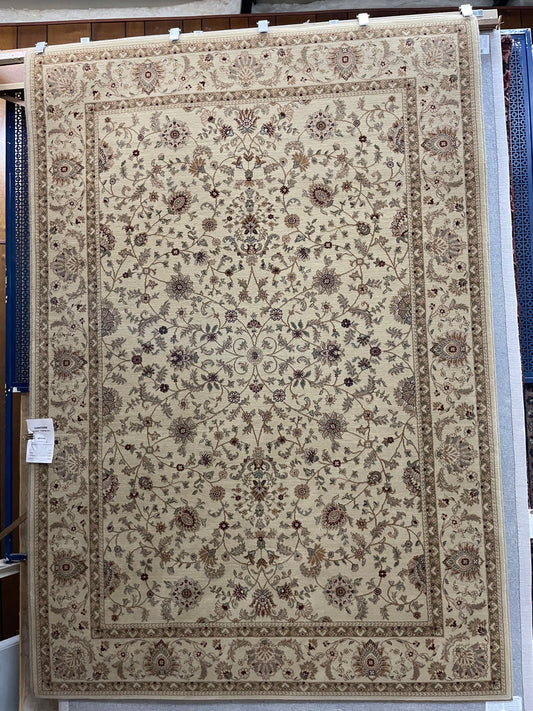 Concord Imperial Hereke - 5'3" X 7'7" Rectangular Polypropylene Oriental Ivory Area Rug