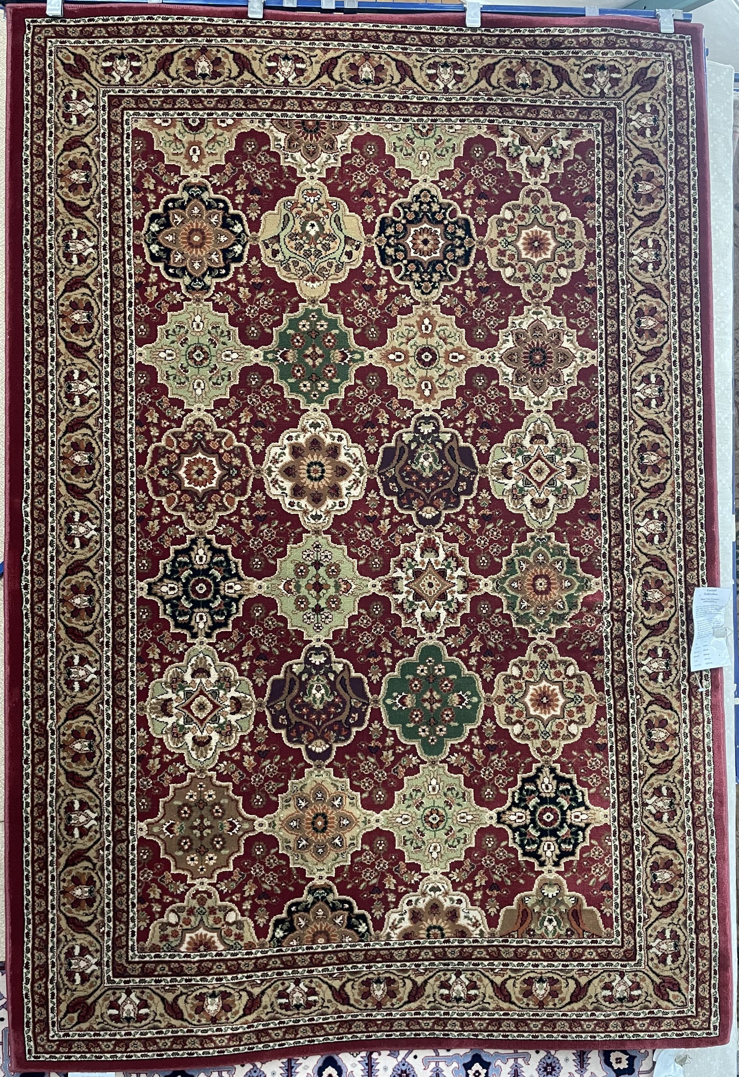 American Rug Craftsmen Georgetown Sir Charles - 5'3" X 7'10" Rectangular Polypropylene Oriental Red Area Rug