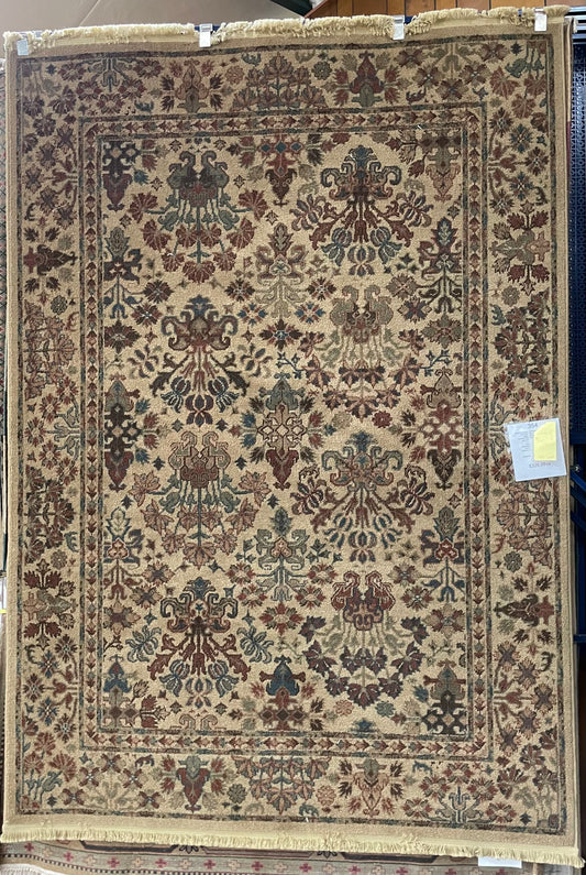 Shaw Kathy Ireland Home Ambrosia European Naturals - 5'5" X 7'5" Rectangular Olefin Traditional Beige Rug