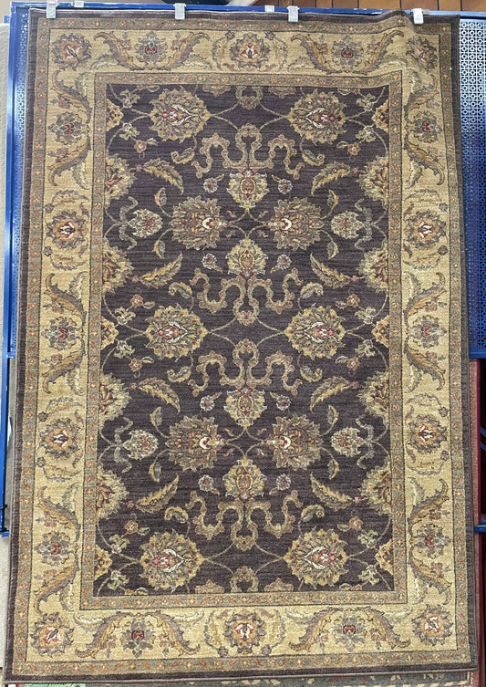 Oriental Weavers Allure 12b - 5'3" X 7'7" Rectangular Nylon Traditional Brown Area Rug