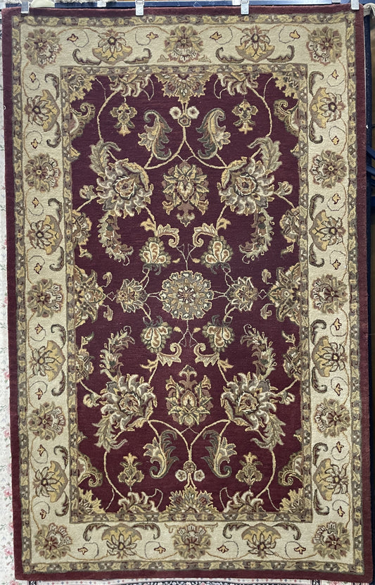 Dalyn Jewel JW1787 Spice - 5'0" X 8'0" Rectangular Wool Oriental Red Area Rug